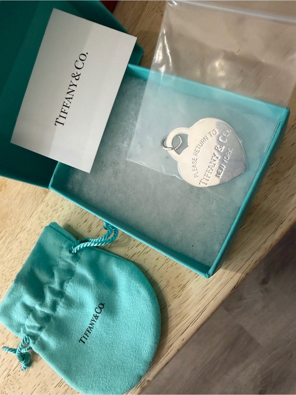🩵 TIFFANY & CO XL heart tag pendant 🩵
